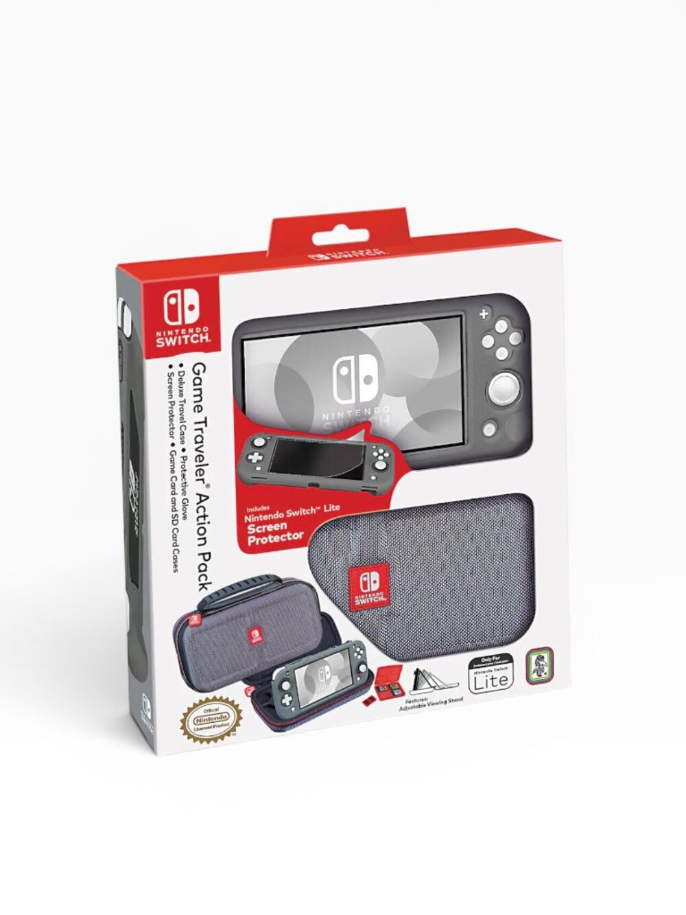 Switch Lite Accessory Case NEW RDS Game Deluxe Travel Case Action Pack